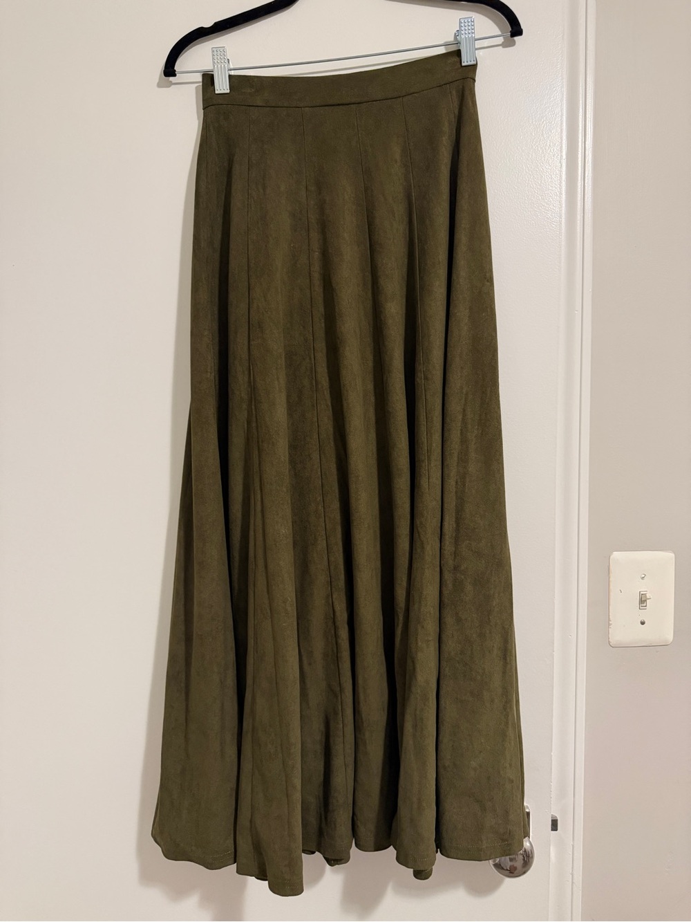 Blank NYC Olive Green Maxi Skirt